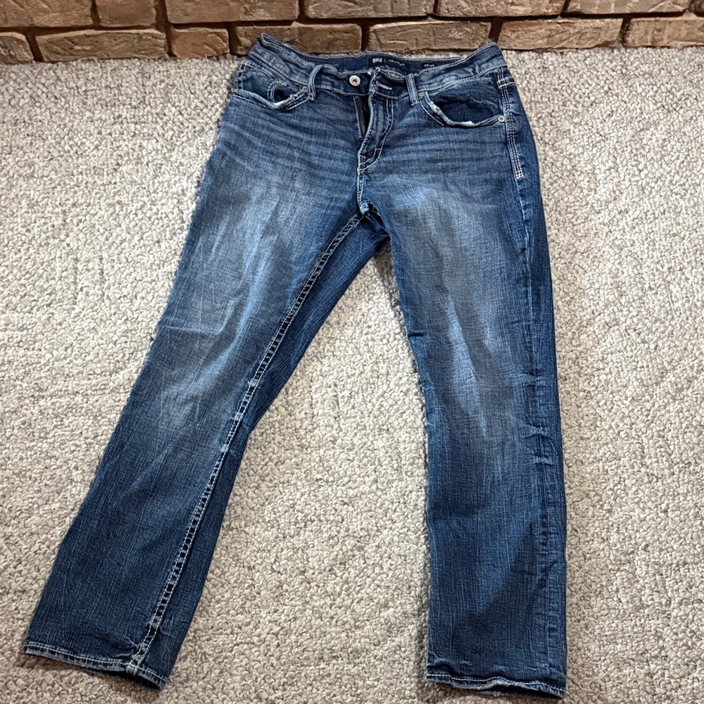 BKE Straight Leg Blue Jeans